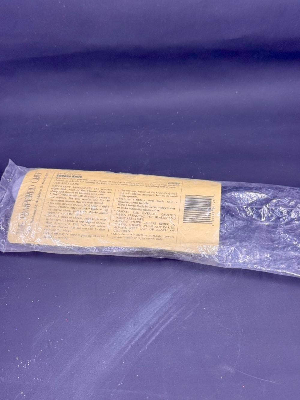 Pampered Chef CHEESE KNIFE #1125 With Protective Cover - New in Package - Picture 9 of 9